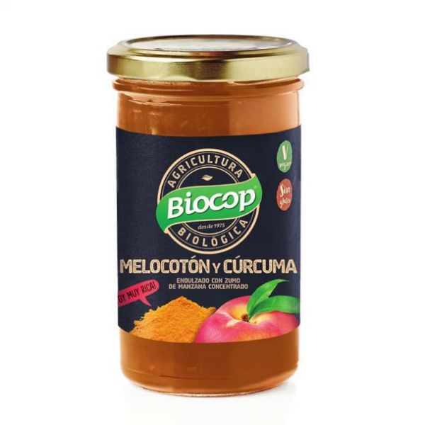 Biocop Compota de Pêssego e Curcuma 280 g