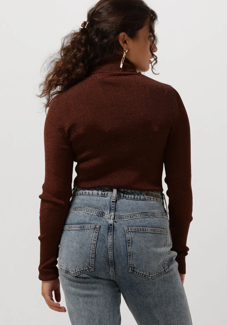 GESTUZ bruine gestuz coltrui silvigz rollneck