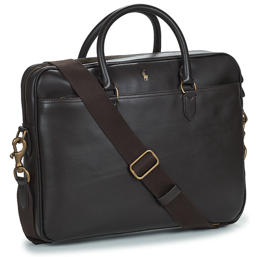 Polo Ralph Lauren - COMMUTER-BUSINESS CASE-SMOOTH LEATHER - Marron