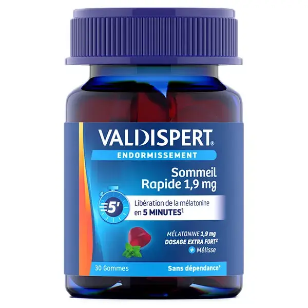 Valdispert Gomas para um Sono Rápido com Melatonina 1,9mg, 30 gomas