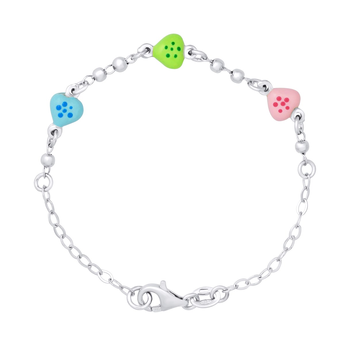 Bracelet 3 COEURS - Argent 925
