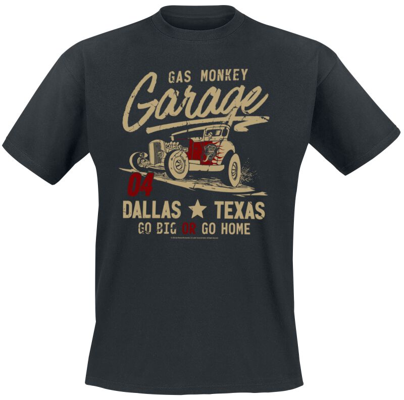 Go Big Or Go Home | Gas Monkey Garage T-Shirt Manches courtes