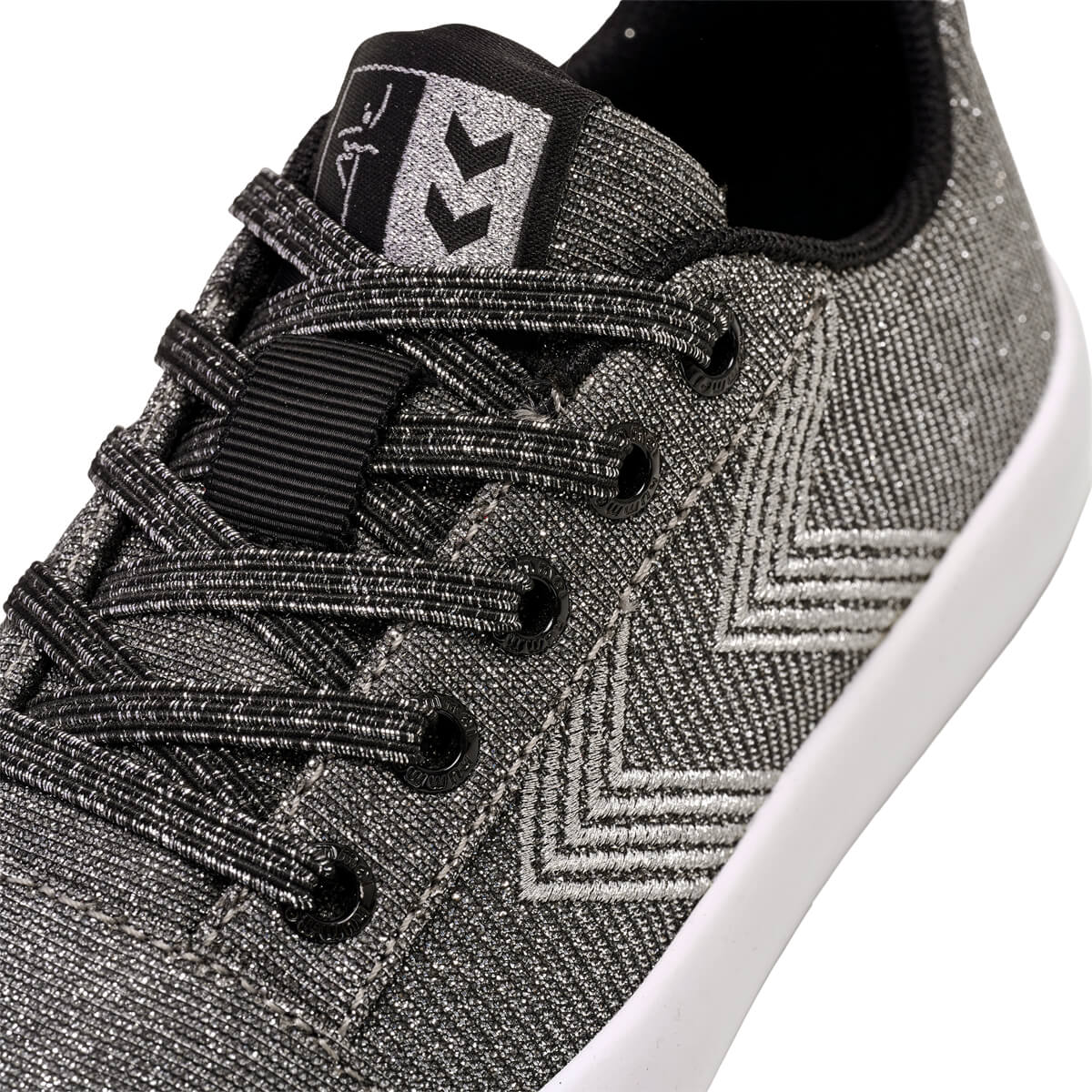 hummel Base Court Point Glitter Sneakers Børn