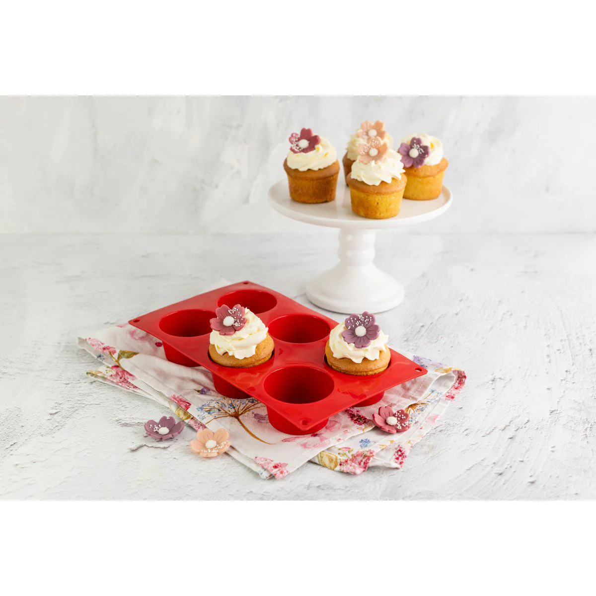 Moule à muffins 6 empreintes Silicone Dr. Oetker