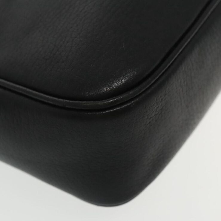 Celine Vintage Celine Shoulder Bag Black