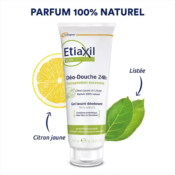 Gel de Banho Desodorante Etiaxil 24h 200ml