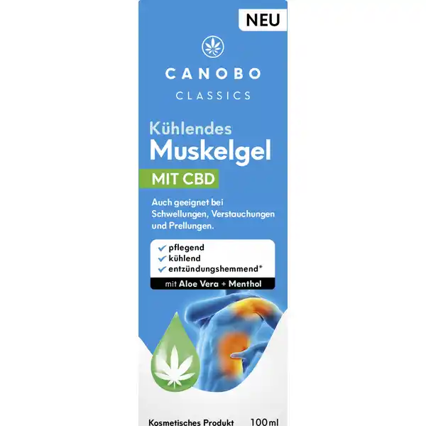 Kühlendes Muskelgel mit CBD