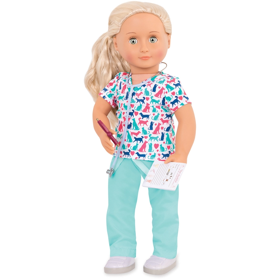 Our Generation Friseursalon Stuhl lila Mehrfarbig