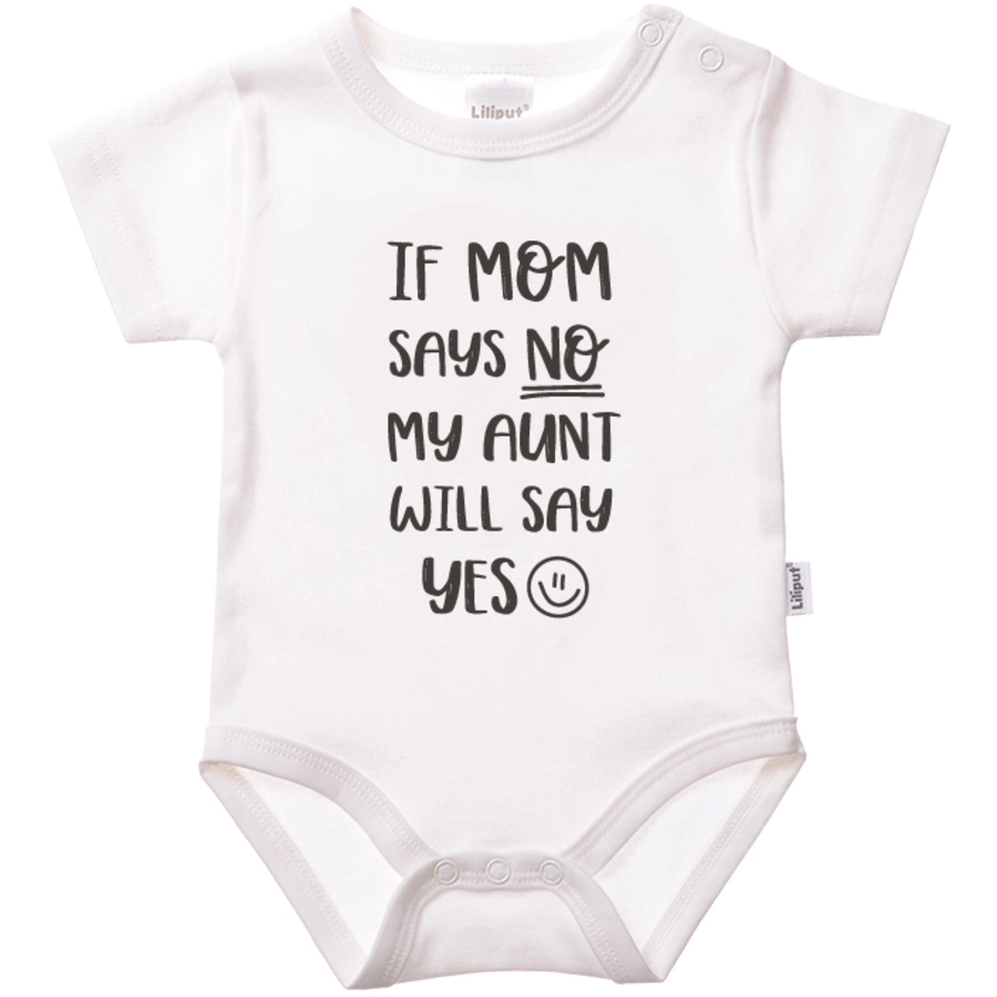 Liliput Shirtbody If Mom says no weiß