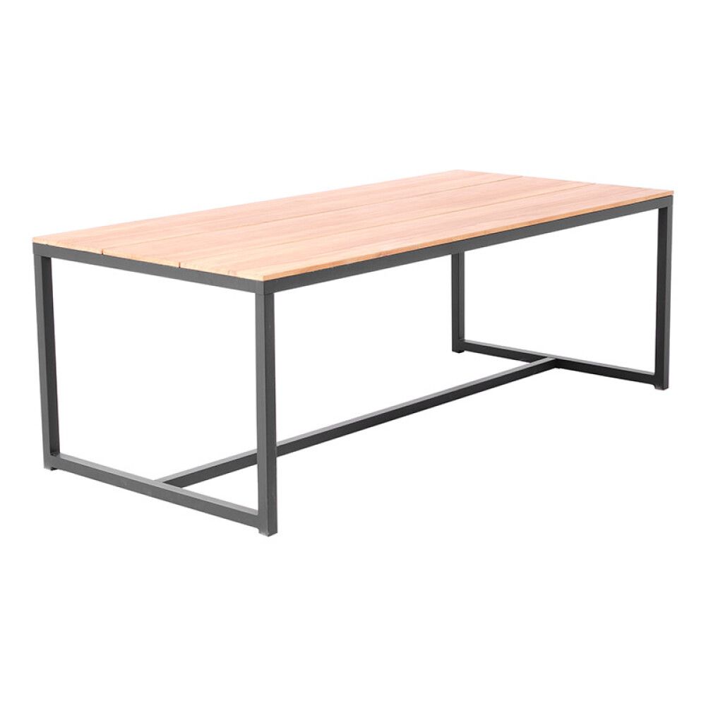 SPISEBORD SENSUM EKSJÖ TEAK 200X100CM SVART