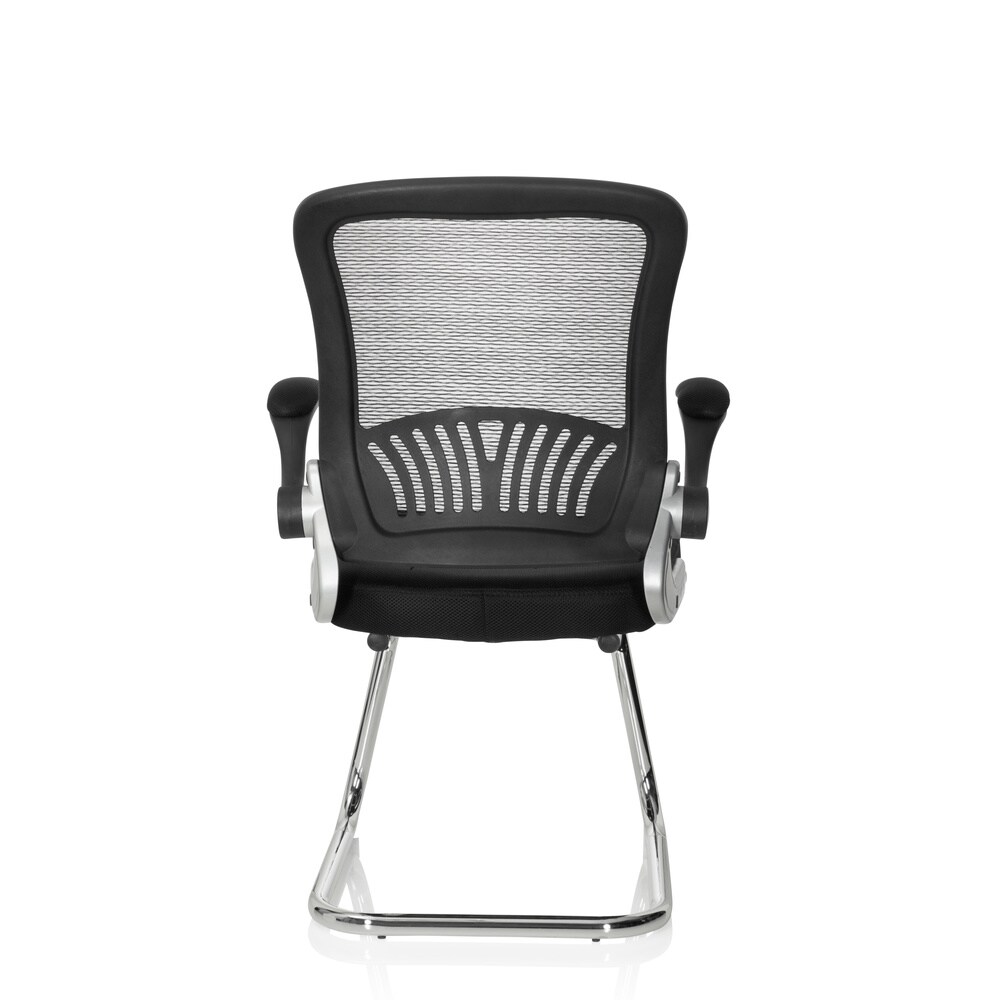 Freischwinger FLYER PRO V Stoff/Netzstoff mit Armlehnen hjh OFFICE