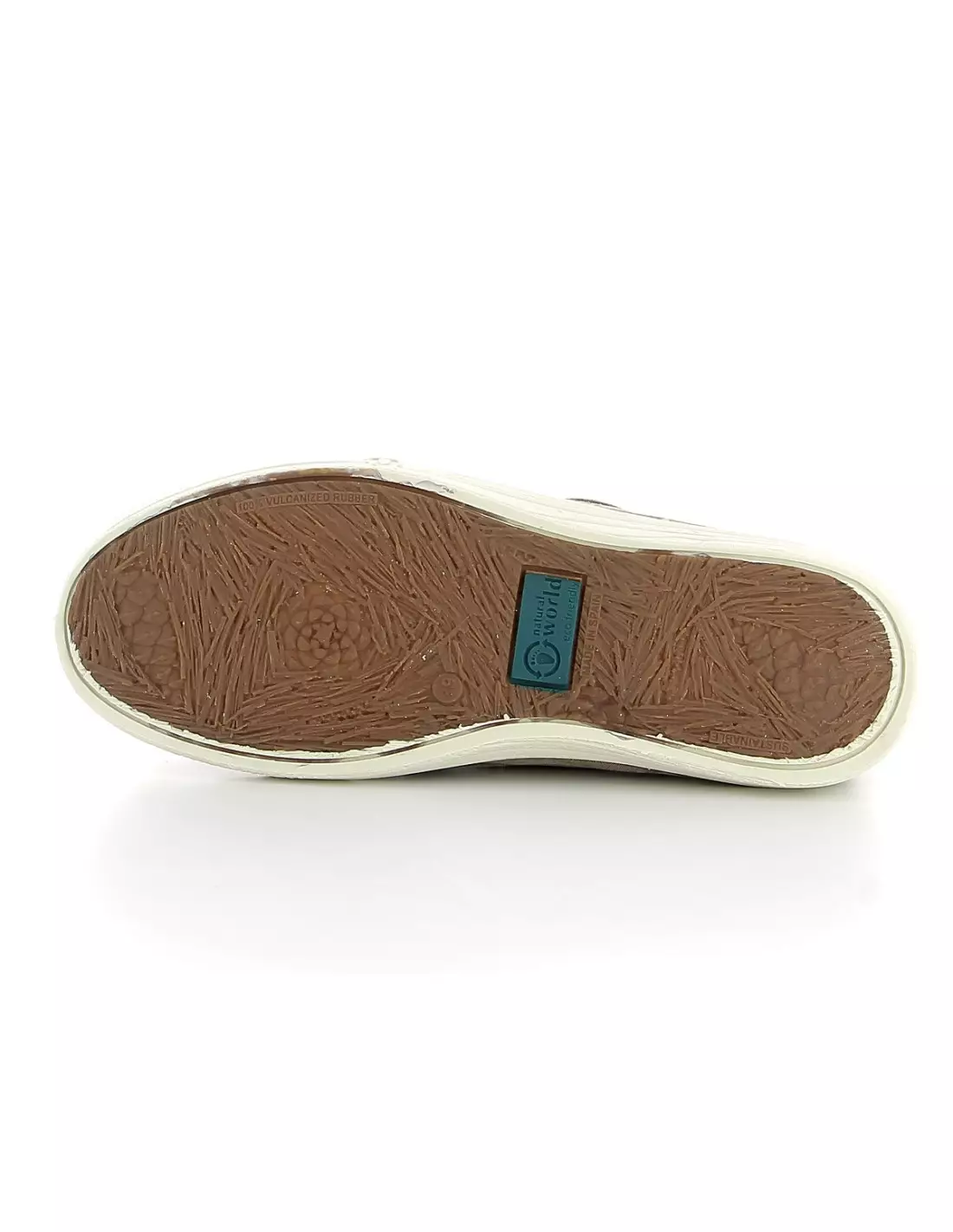 NATURAL WORLD 303E 621 BZIGE ENZ - Bateaux & mocassins Beige