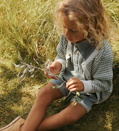 Lil' Atelier Shorts - Musselin - NmmJanu - Seegras