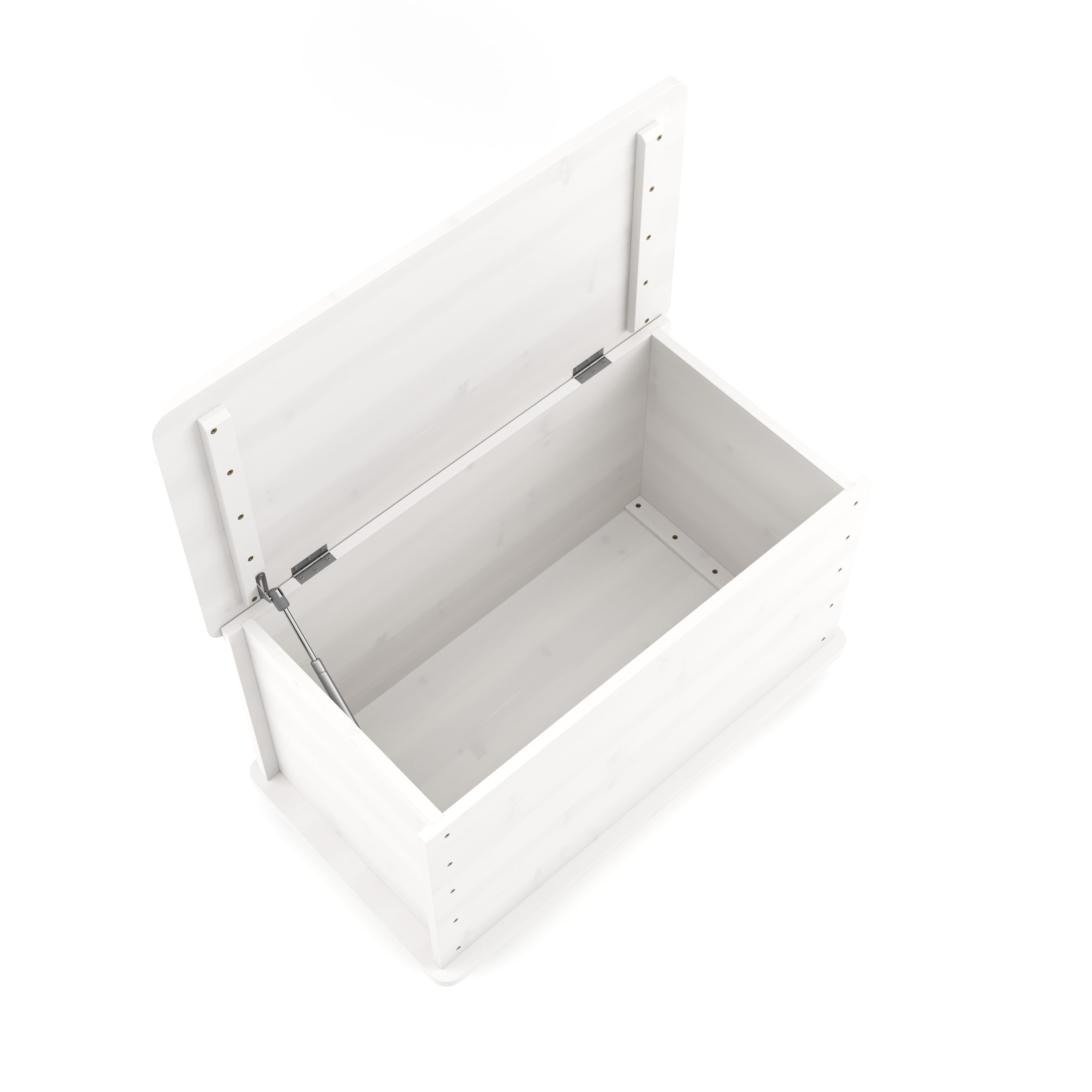 Spielzeugkiste Holz 73 x 40 x 43 cm weiss
