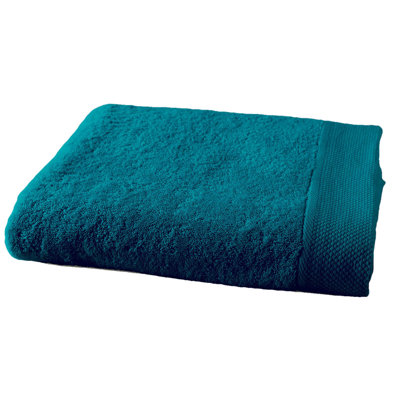 Soft by Perle de Coton Drap de douche pétrole - 70x140 cm
