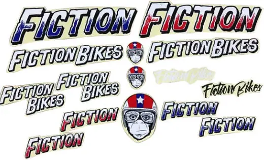 Fiction Klistermærkepakke | SkatePro