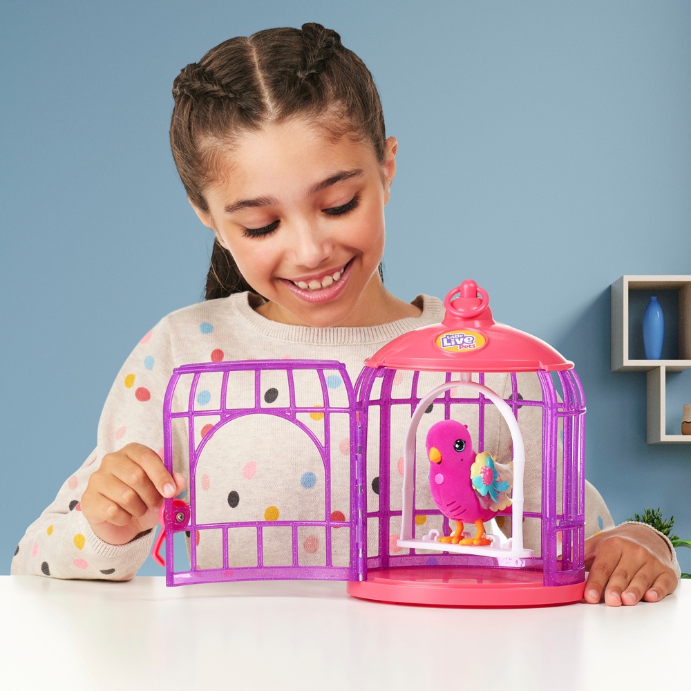 Little Live Pets – Lil' Bird & Vogelkäfig: Tiara Twinkles