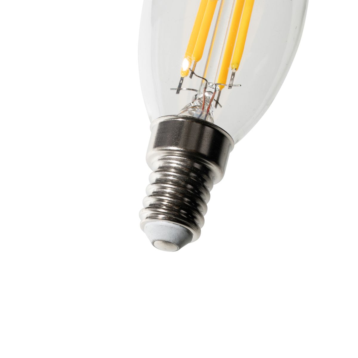 Set van 5 E14 3-staps dimbare LED lampen B35 helder 4W 450 lm 2700K
