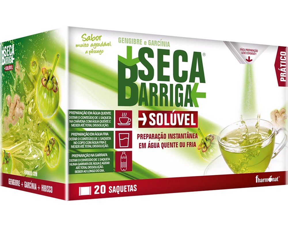 SUPLEMENTO SECA BARRIGA SOLÚVEL 20 SAQUETAS