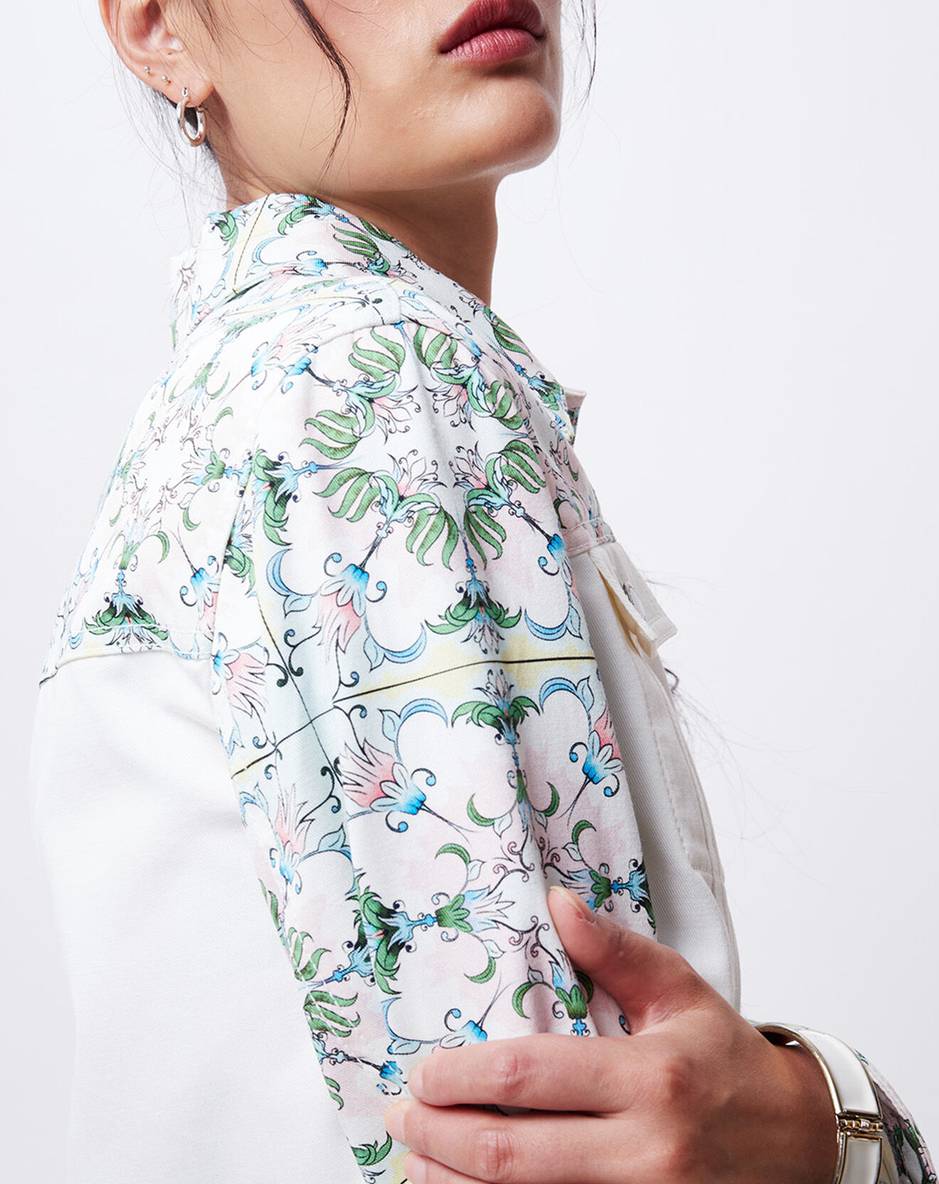 John Galliano Veste Line multicolore