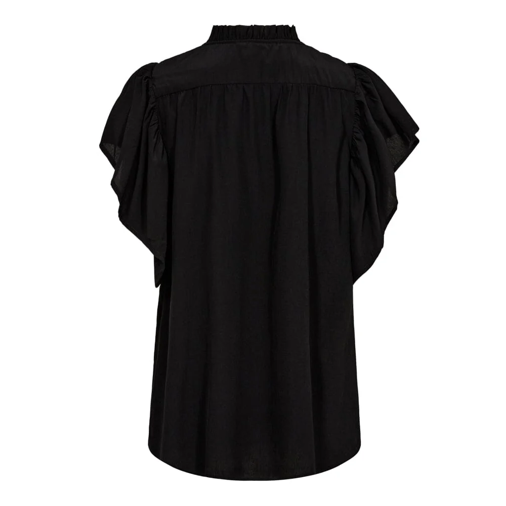 Co´Couture Toracc Frill Top 35478 96 black