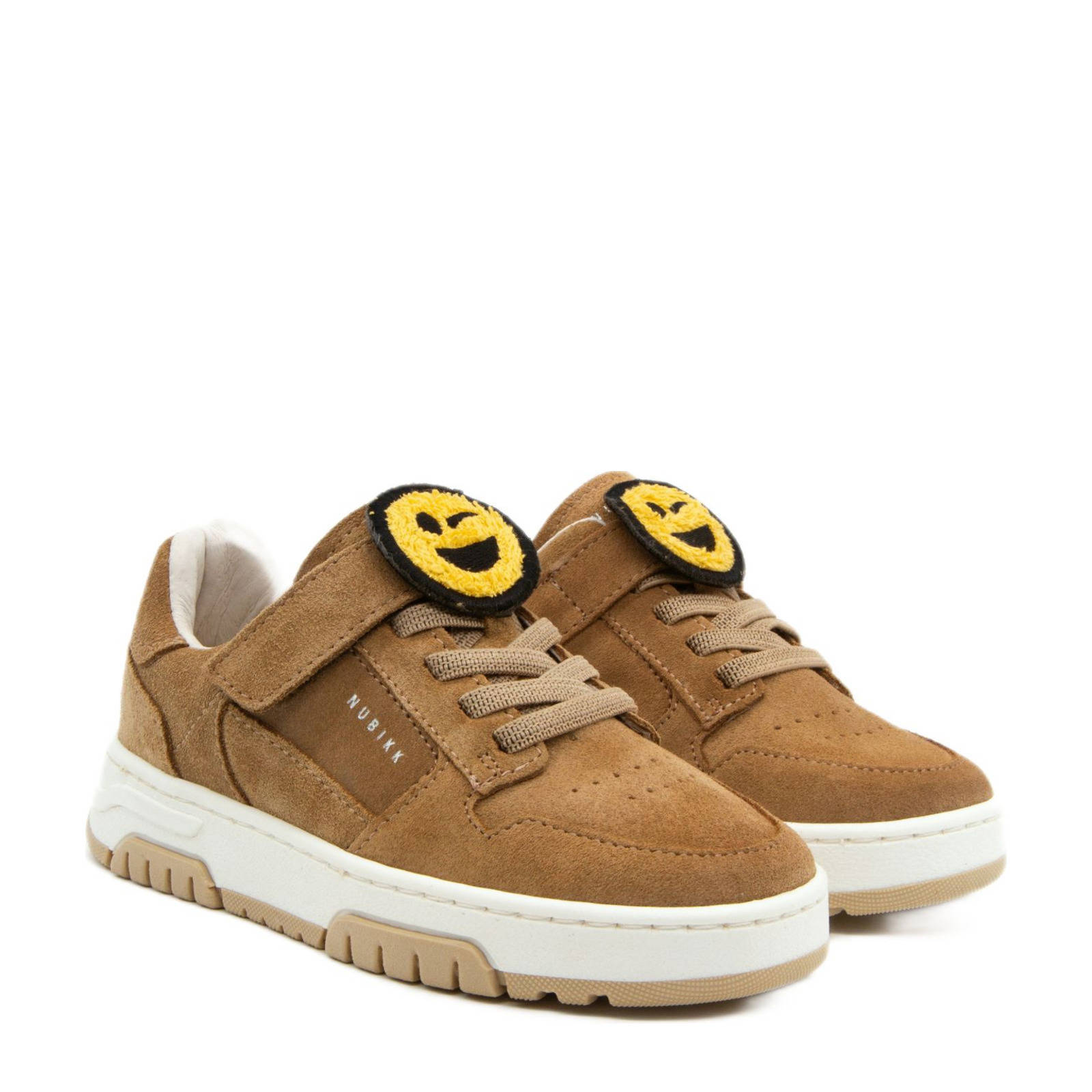 Nubikk Basket Teddy Jr  suède sneakers camel