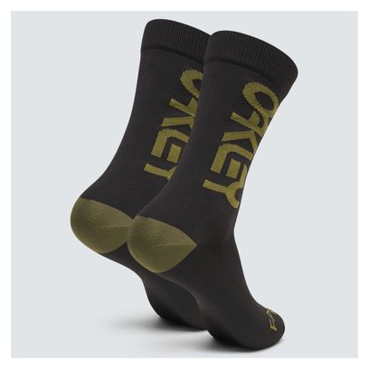 Chaussettes Oakley Factory Pilot Noir/Vert