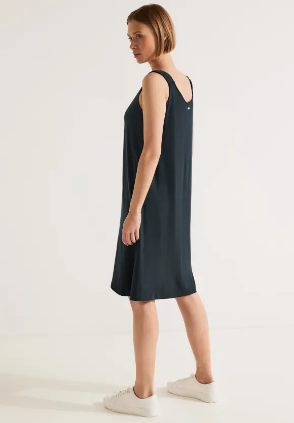 Basic Shirtkleid - cool vintage green