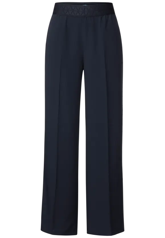 Loose Fit Hose mit Stretch - deep blue