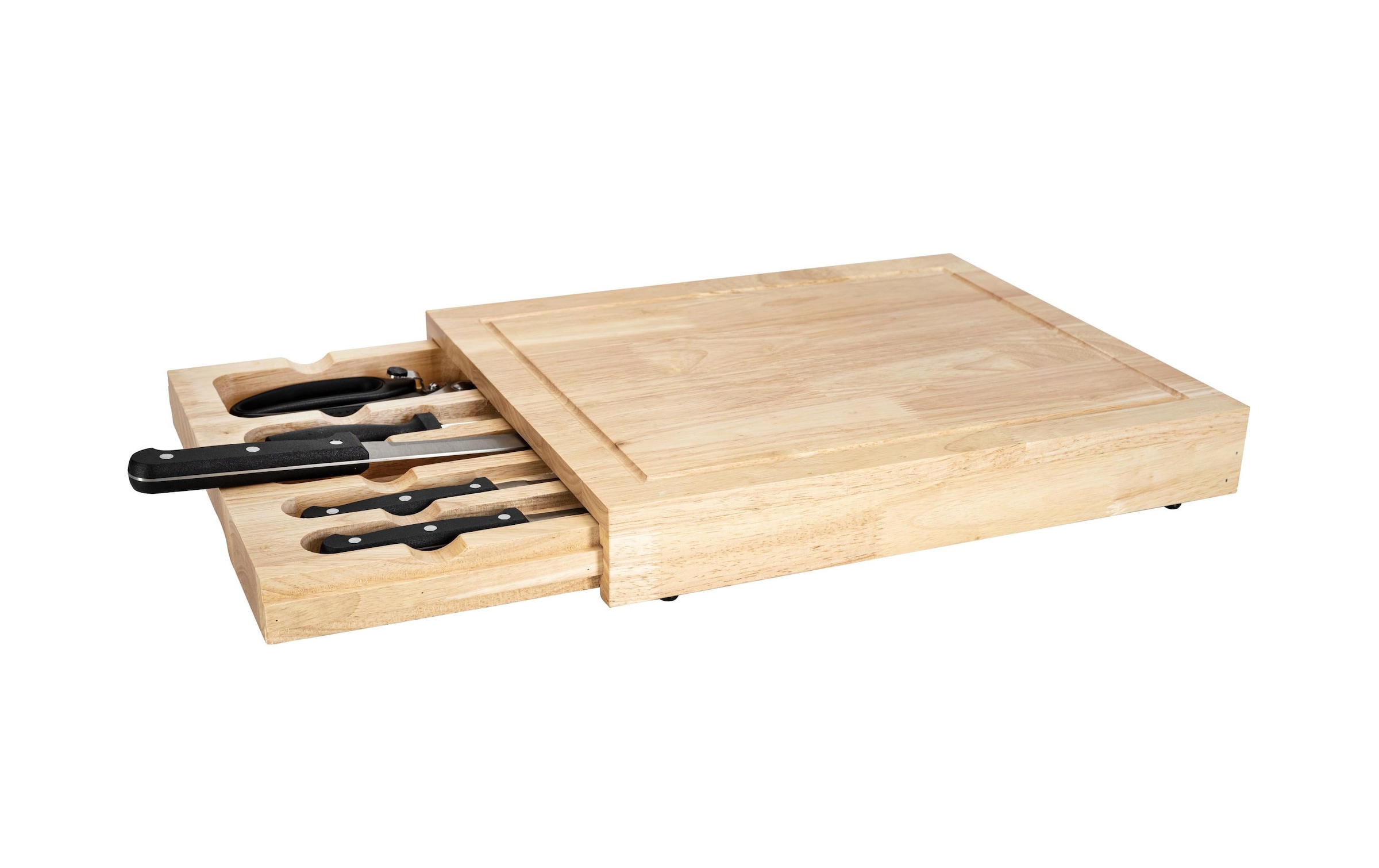 Nouvel Messer-Set »Grill-Messerset« Holzart: Gummibaum