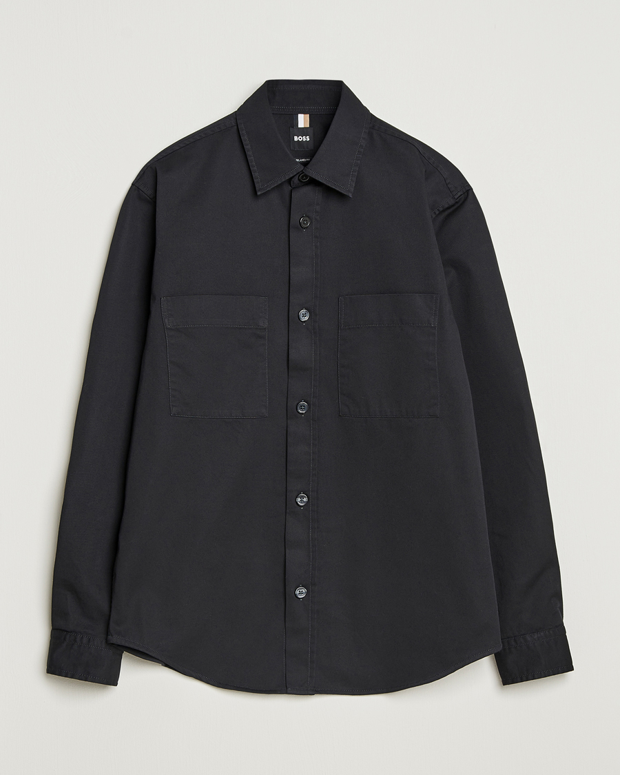 BOSS BLACK Owen Overshirt Black