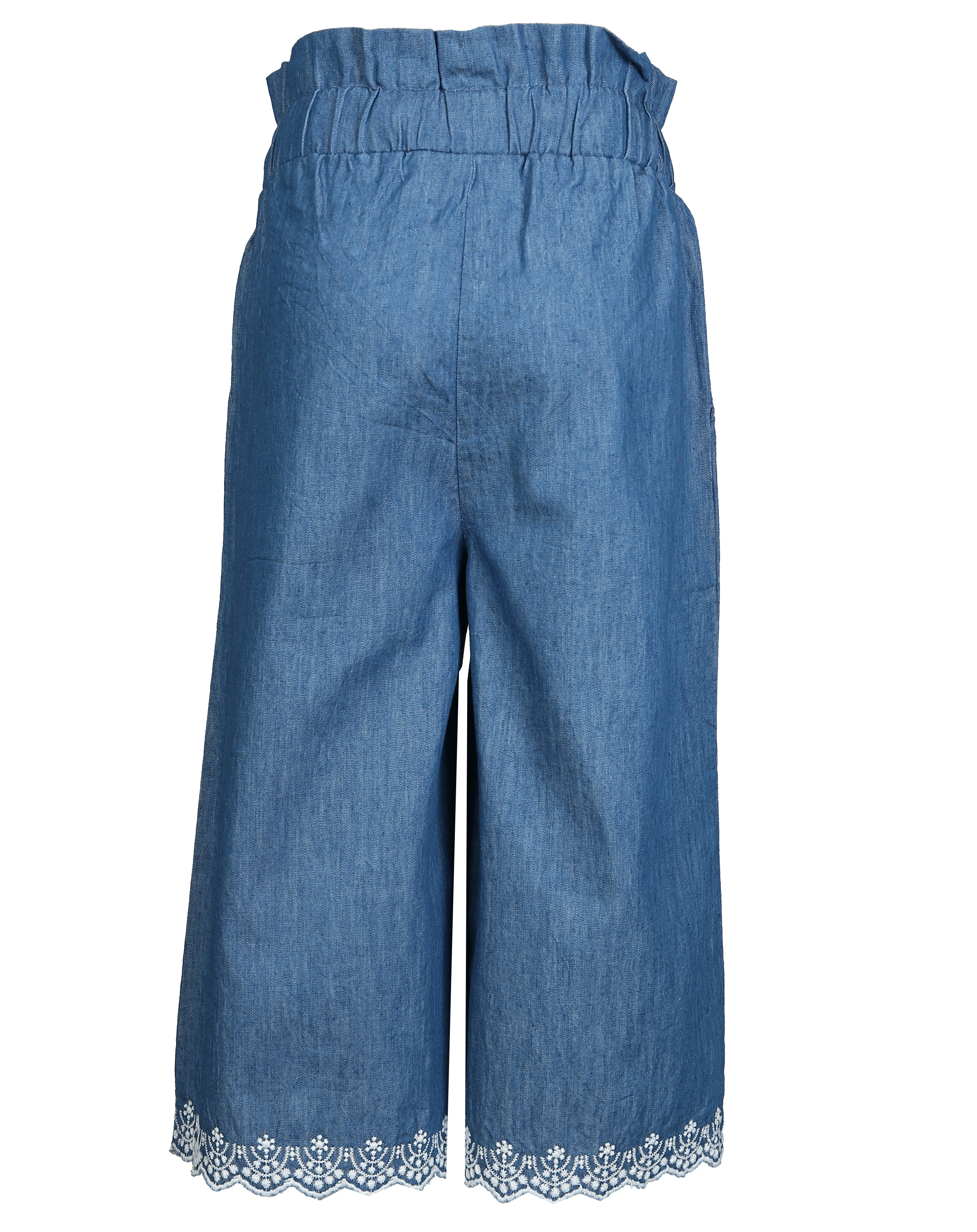 Stoffhose COTTON CULOTTE in blue denim