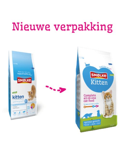 Smolke Kitten Kip&Lam&Vis - Kattenvoer