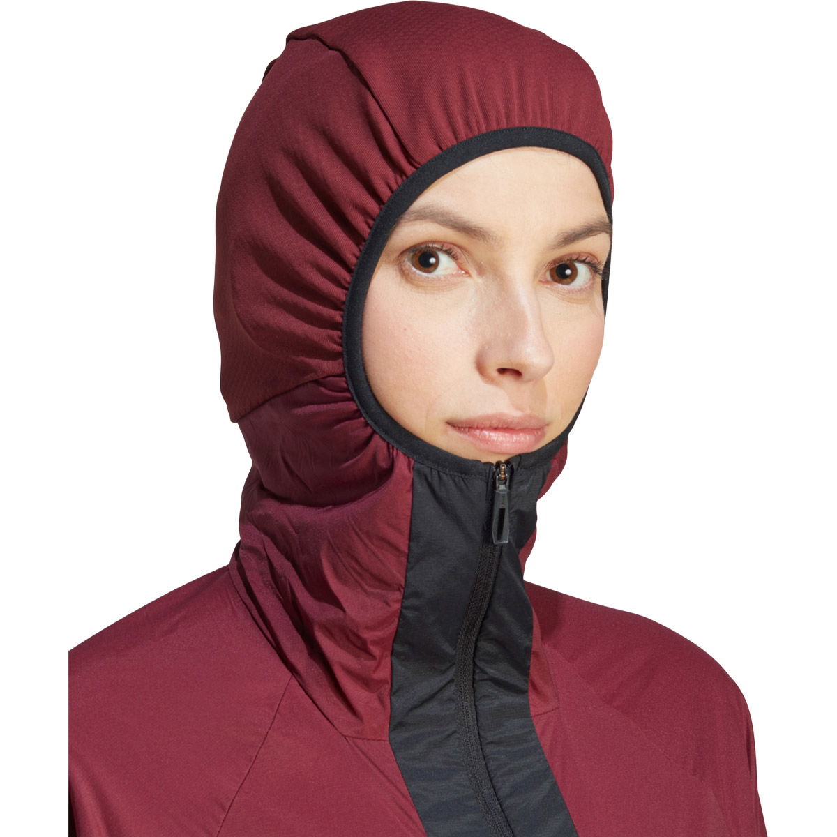 adidas Terrex Techrock Ultralight 1/2 Zip Fleece Hættetrøje Dame