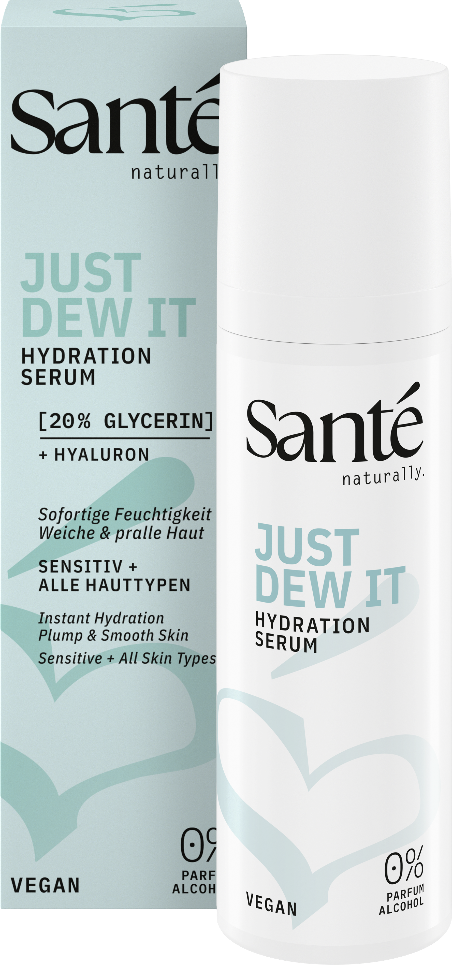 Santé naturally.  Just Dew It Serum, 30 ml