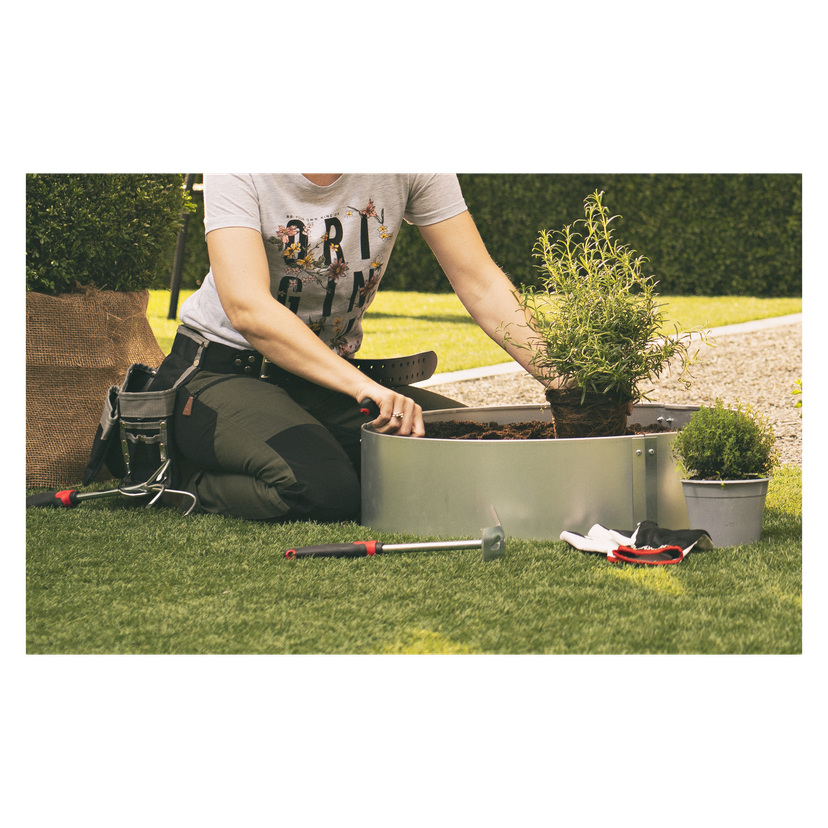 Rund plantekrage av metall Ø60 cm