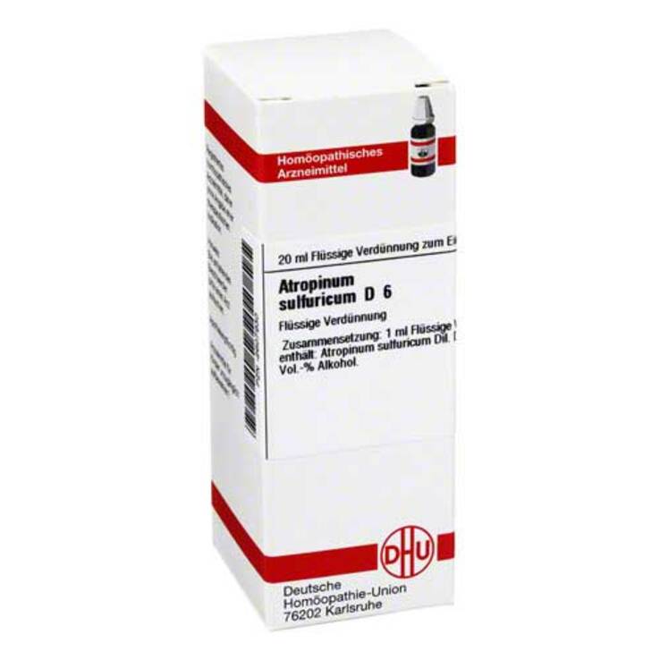 DHU Atropinum sulfuricum D 6 Dilution, 20 ml