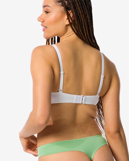 string femme second skin en micro vert moyen