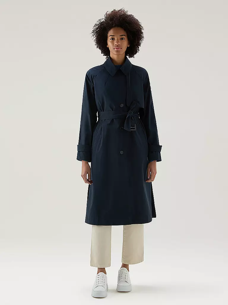 WOOLRICH Trenchcoat dunkelblau