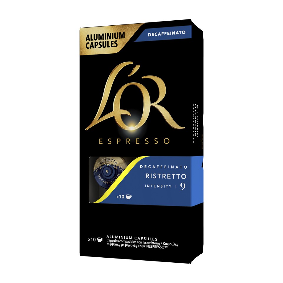 L'OR Capsules - Ristretto Decaffeinato - Kaffekapsler - 10 pcs