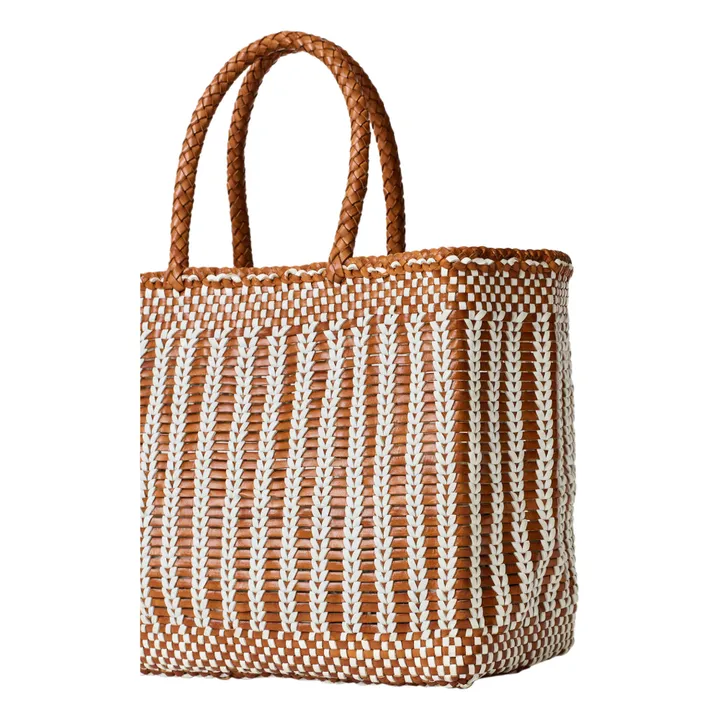 Dragon Diffusion Panier Bali Bicolore Large | Caramel