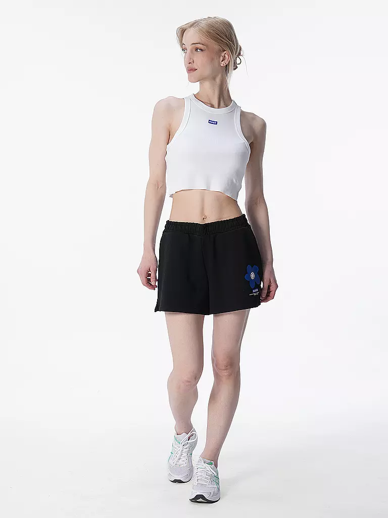 HUGO Top Cropped Fit  weiss
