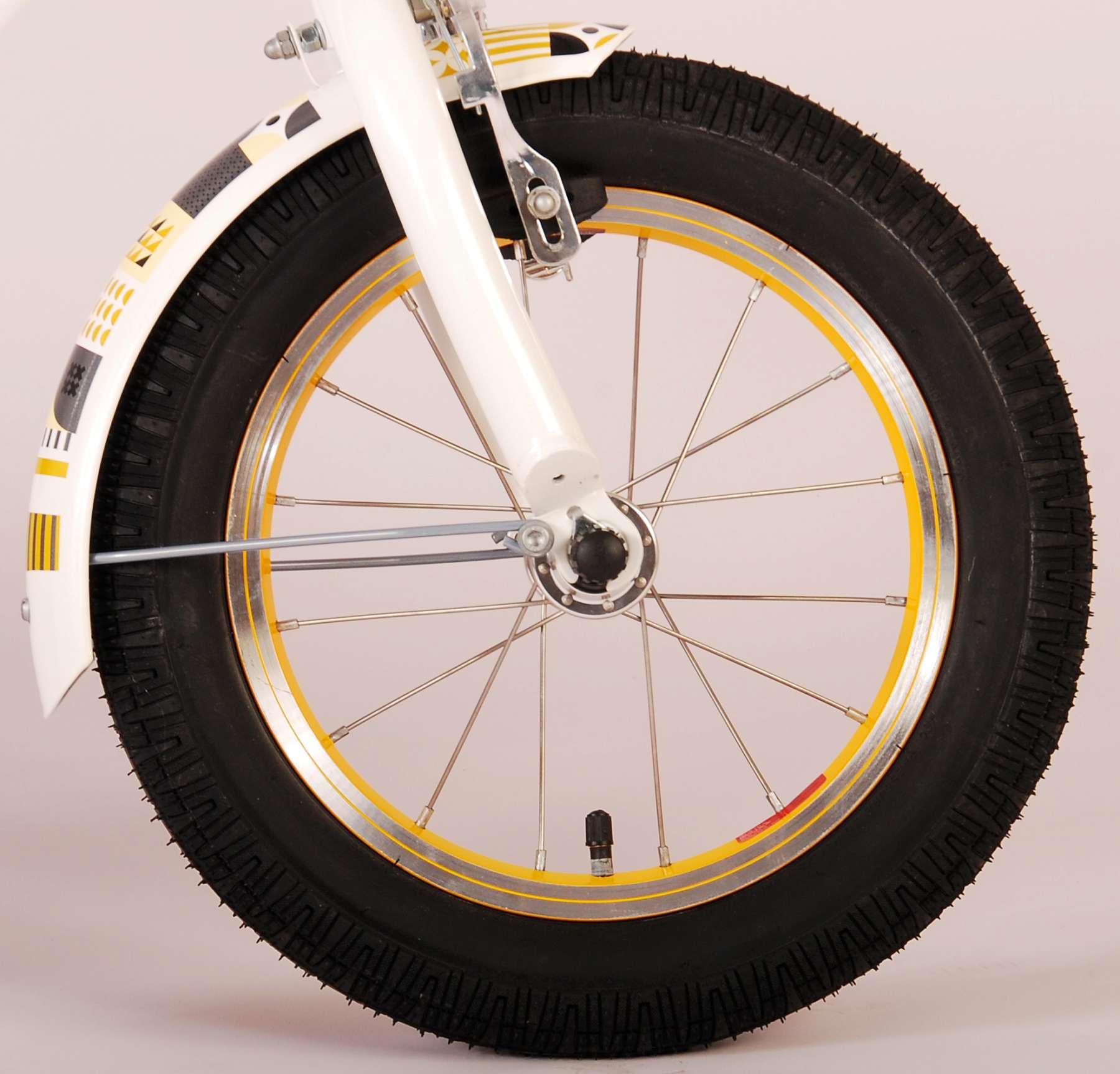TPFSports Miracle Cruiser Kinderfahrrad - Mädchen - 14 Zoll - Rücktritt + Handbremse - Mattschwarz