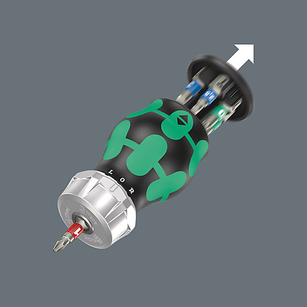 Wera Bicycle Set 5 Stubby Bit Skruetrækker med Skralde