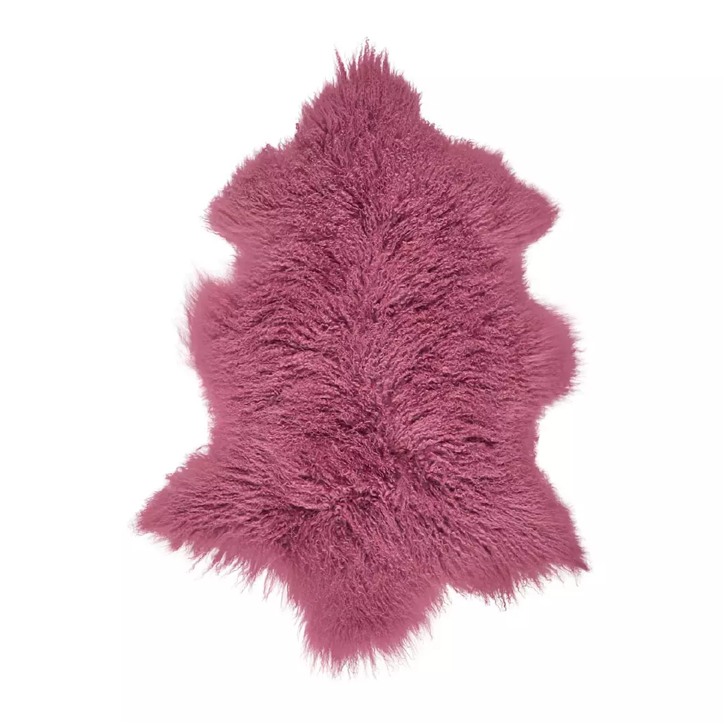 Schaffell Tibet 85 cm, grape purple