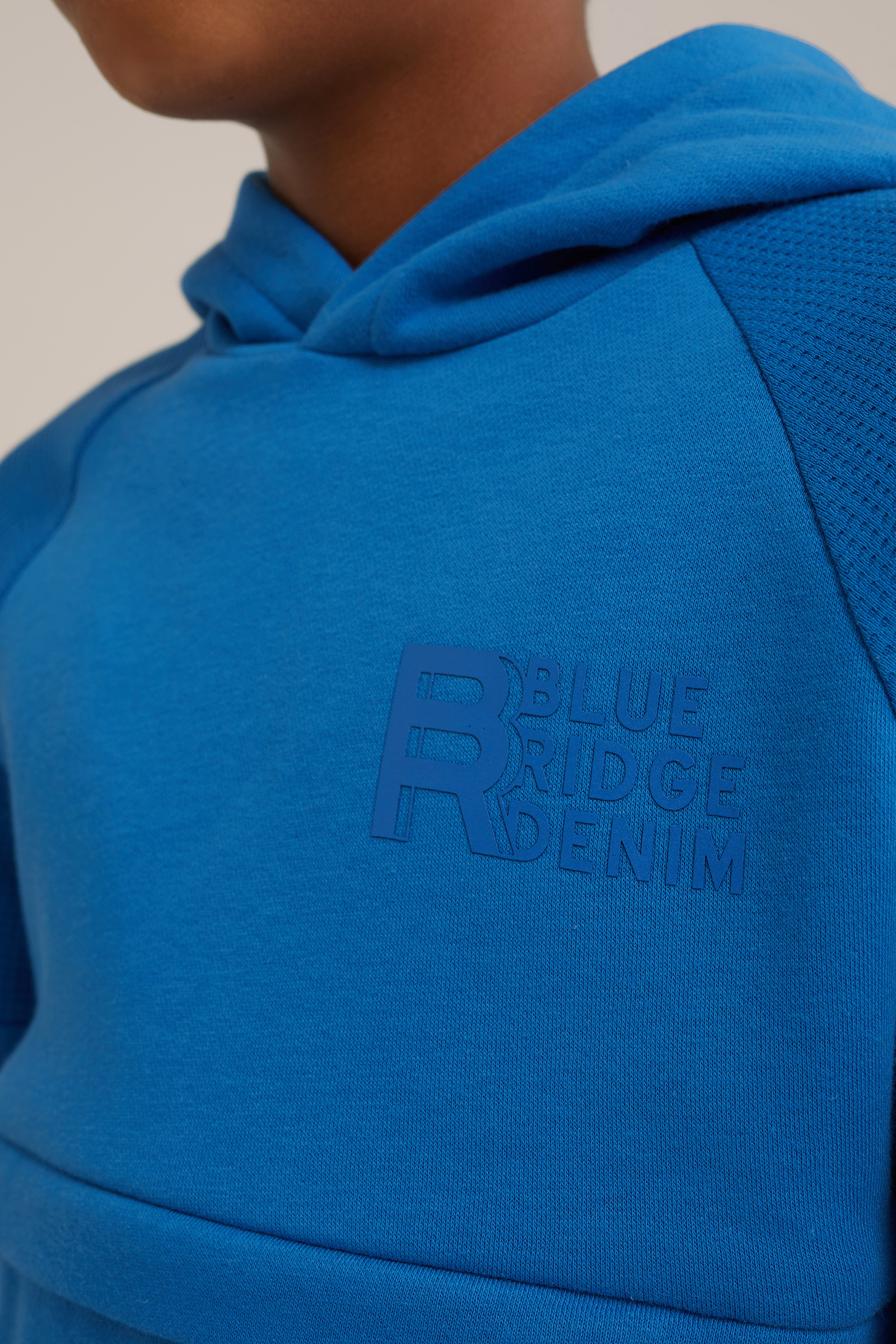 Jongens hoodie met opdruk Blue Ridge Felblauw