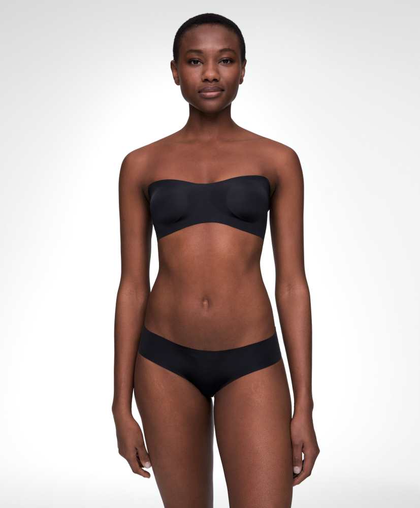 Sutiã bandeau invisível com alças removíveis, poliamida
