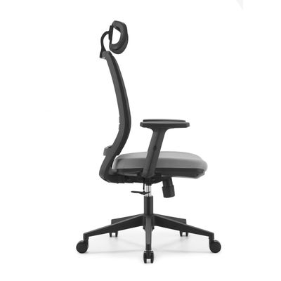 Fauteuil de bureau OPEN - accoudoirs réglables - appuie-tête réglable - gris