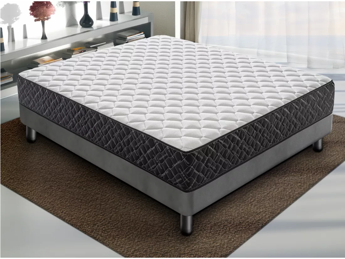 Matelas 140x200 à mémoire de forme - Epaisseur 30 cm - Rigidité H3 9 Zones de Comfort