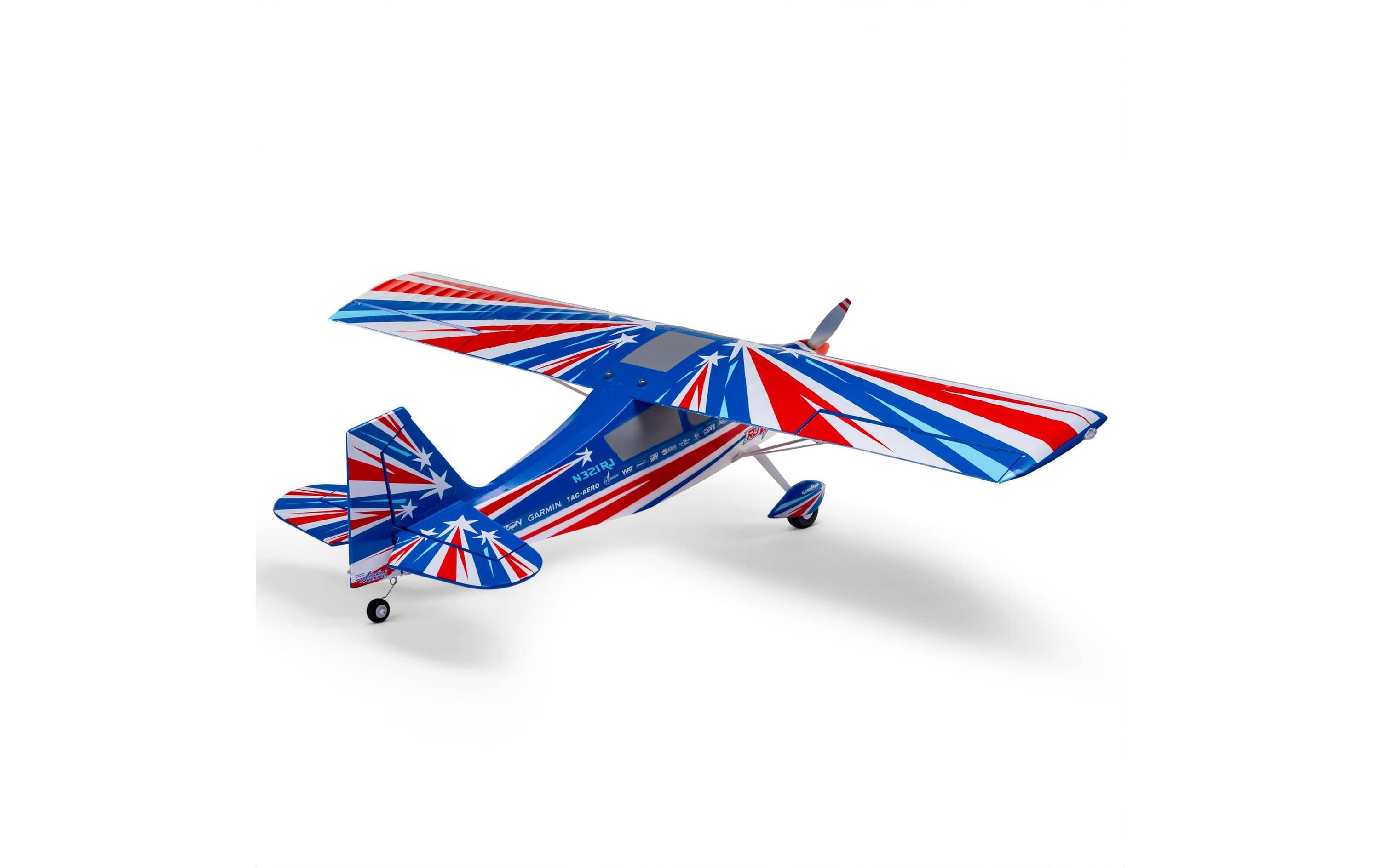 Motorflugzeug Decathlon RJG 1.2 m BNF Basic<br>Kunstflugtrainer mit starkem Brushless Antrieb und Spektrum Technik